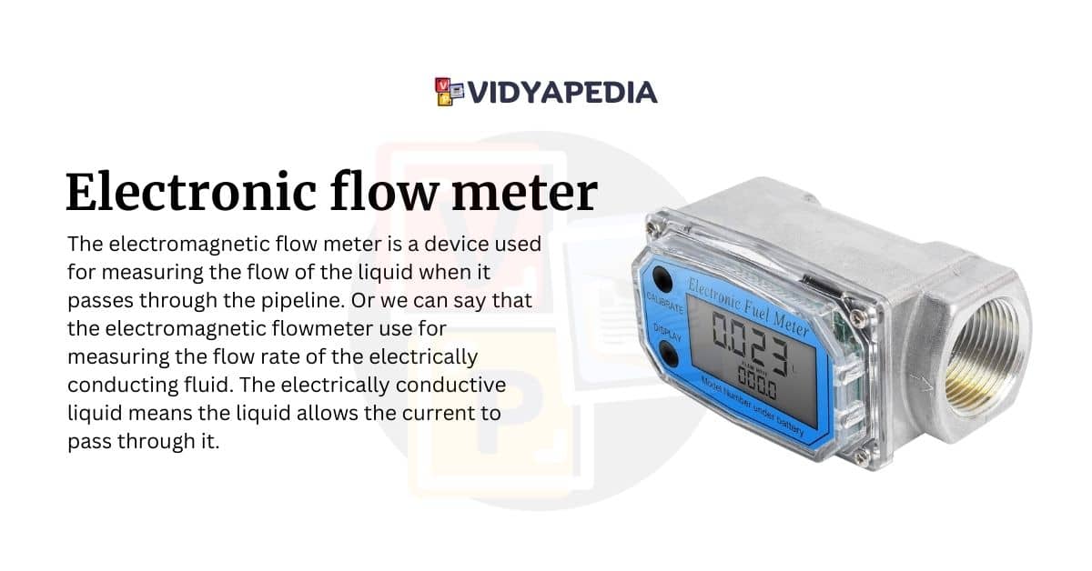Electronic flow meter advantages and disadvantages