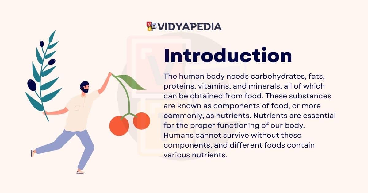 Introduction of Nutrients or Components of food